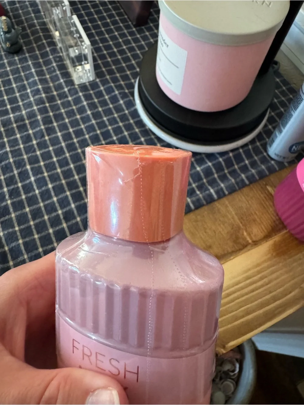 Bath & Body Works Fresh Musk Pink Body Wash Bottle